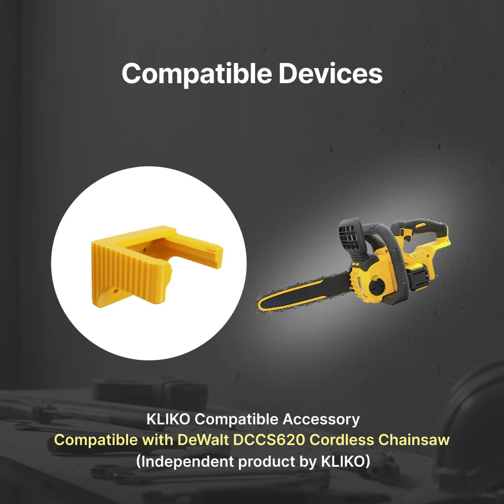 Compatible DeWalt DCCS620 Chainsaw Holder Mount DCCS620B 20V