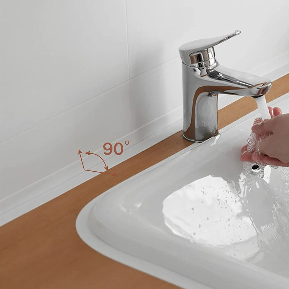 3.2M Bath Caulk Tape Self Adhesive PVC Oil-Proof Kitchen Sink Edge Corner Wall Sticker Waterproof Toilet Sealing Strip Tape