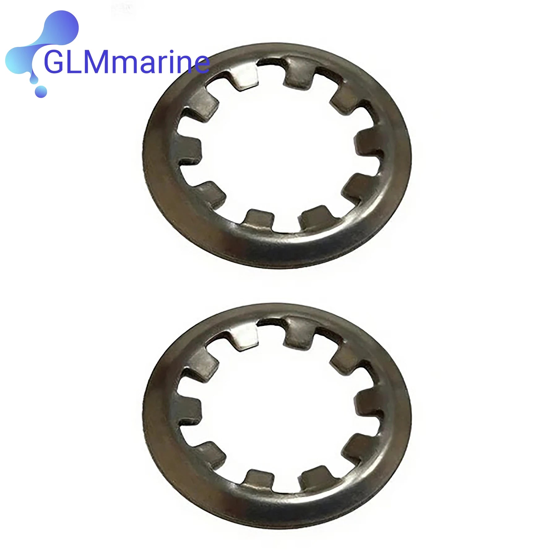 2 Pcs Thrust Plate Retaining Ring Compatible with OMC Stern Drive 3 4.3 5 5.7 5.8 7.4 8.2 HP Replaces 3852516 0910953