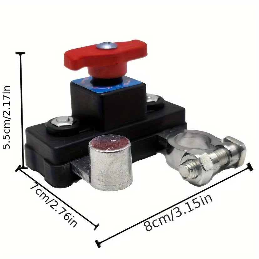 Car Battery Cut Off Switch 12V/24V ﻿Disconnect Automatic Circuit Breaker Anti-Power Off Leakage Protector Universal Auto Parts