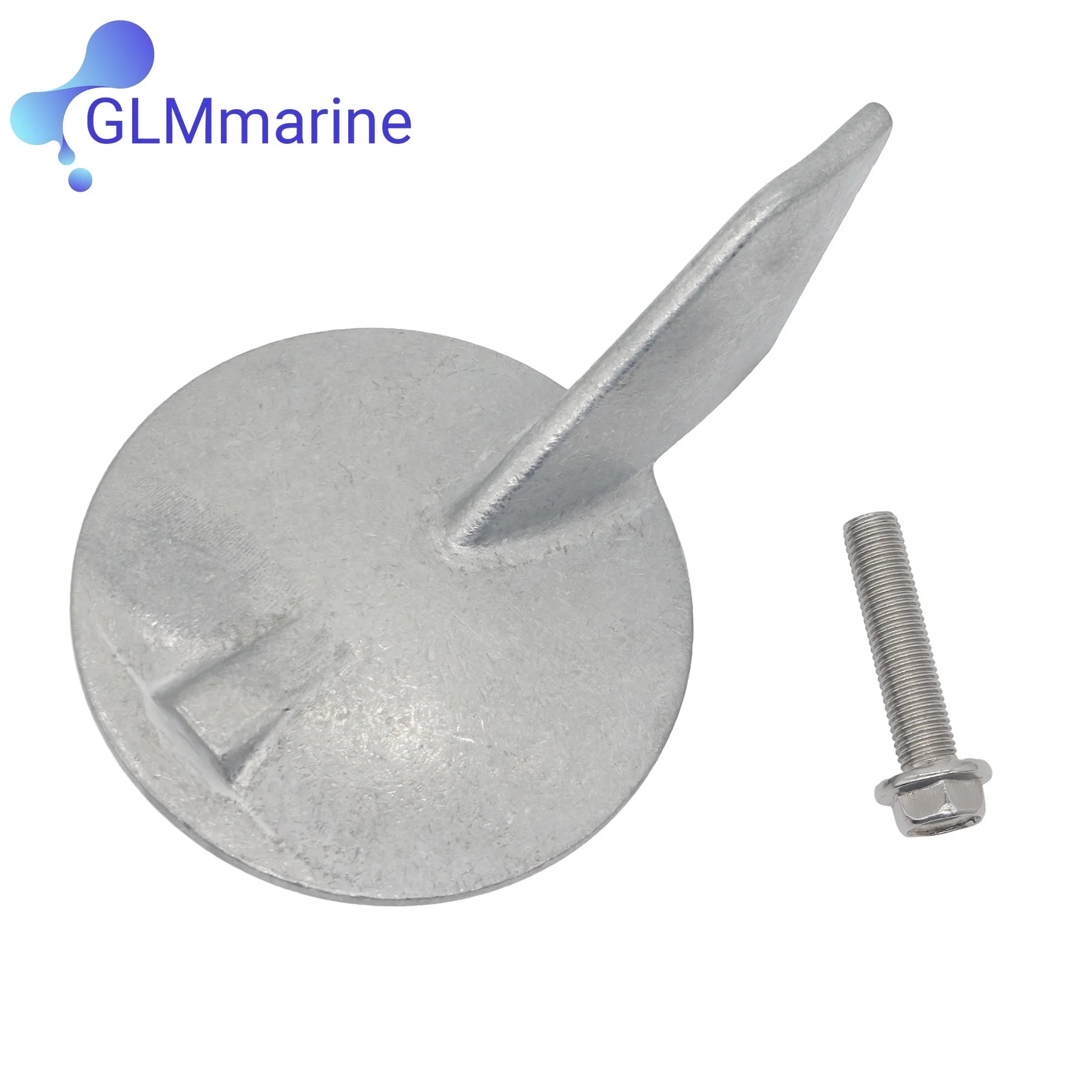 6J9-45371-00 for Yamaha 115HP 150HP 175HP 200HP Outboards Engine Trim Tab Skeg Zinc Anode with Screw 6J9-45371-01 6K1-45371-02
