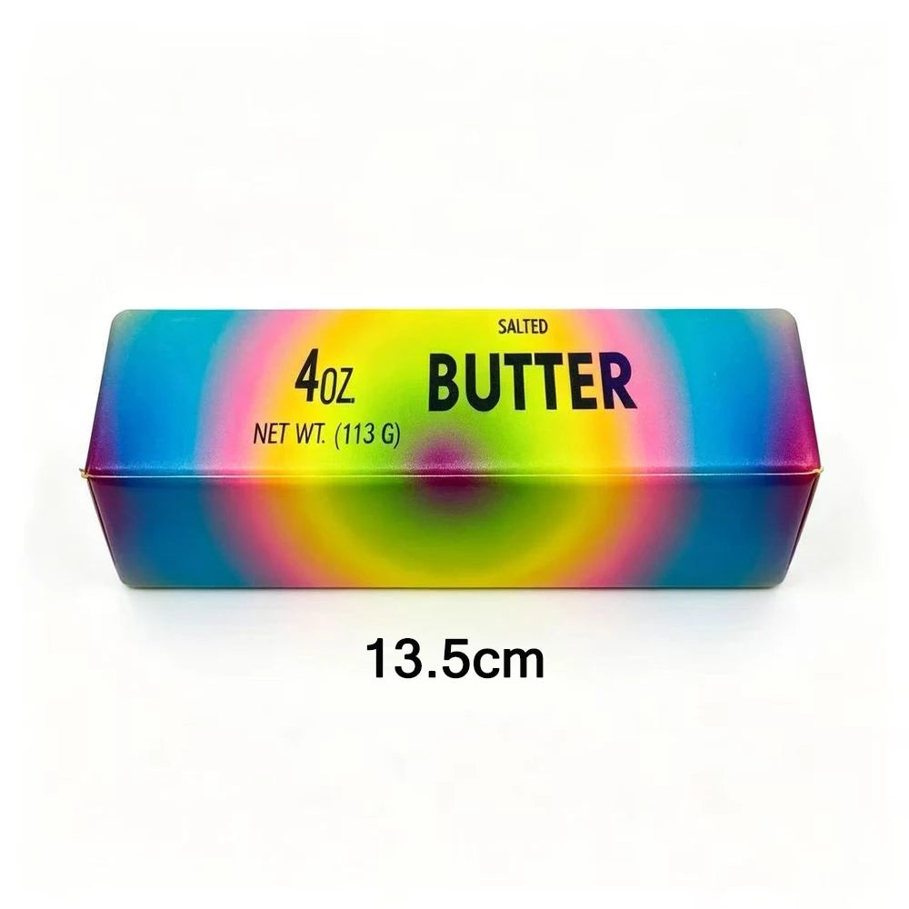 1pc Butter Stick Squishy Toy Slow Rising Squeeze Toy Butter Bar Brick Squishy Fidget Toy Anti Stress Release Hand Relax Gift Toy