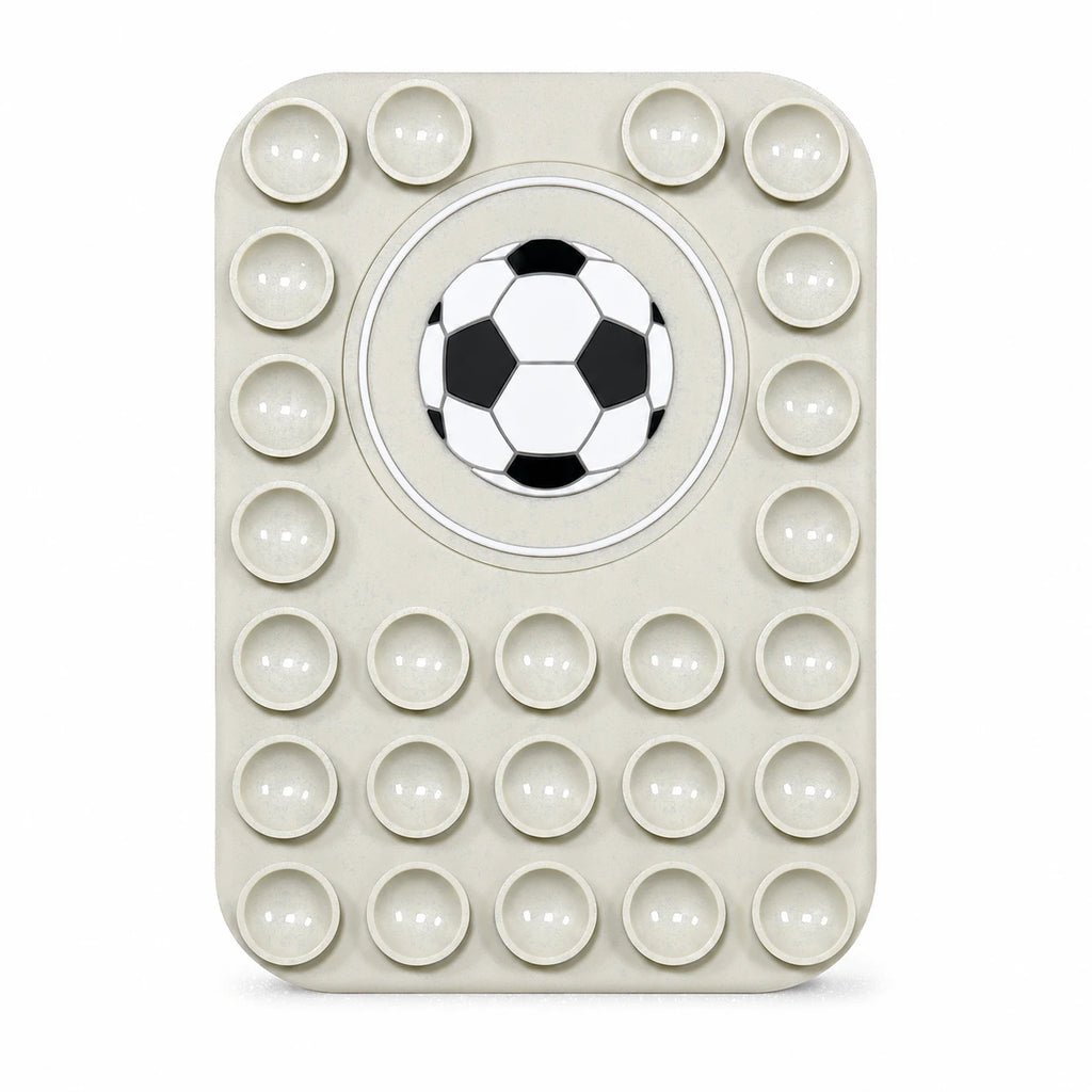 Cute Soccer For Magnetic Phone Holder MagSafe Suction Cup Silicone Magnet Wall Mount Stand for iPhone 15 14 13 Pro Max Gift