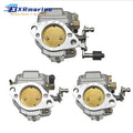 3 Pcs Carburetor Carb Series Fits for Mercury 2 Stroke 3 Cyl 40 45 50 55 60 HP Outboard Engines 821854T4 821854T5 821854T6
