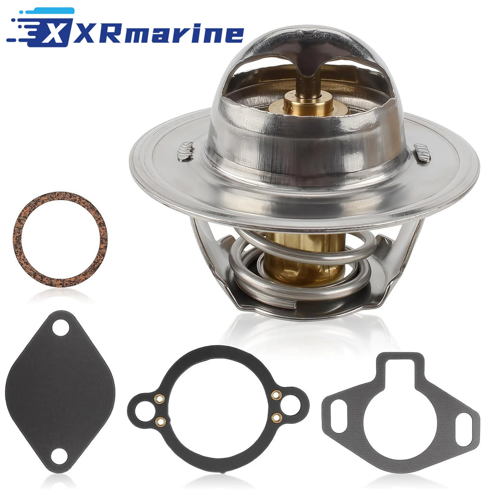 807252T8 for Mercruiser 807252Q5 Thermostat Rebuild Kit W/ Gasket 4.3L To 8.2L Stern Drive Engines 807252T5 Sierra 18-3647D