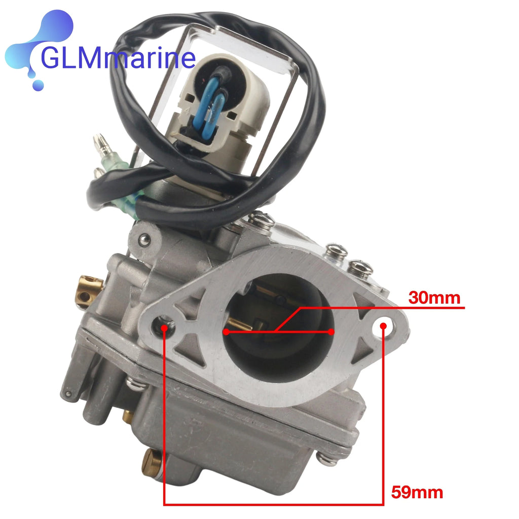 6AH-14301 Carburetor Assy with Gasket 6AH-13646-00 for Yamaha 4 Stroke 15 20 HP Outboard Engine 6AH-14301-02 6AH-14301A4
