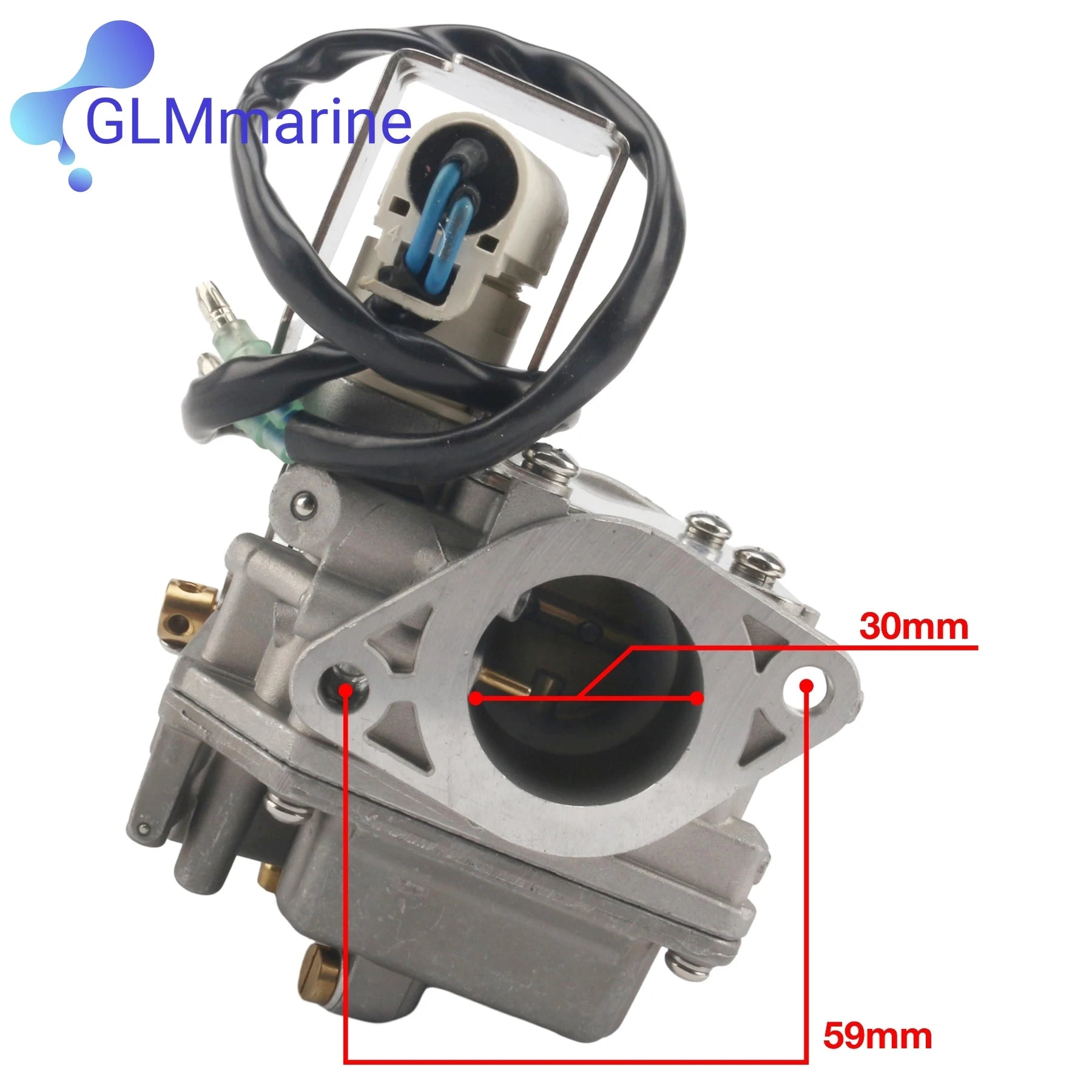 6AH-14301 Carburetor Assy with Gasket 6AH-13646-00 for Yamaha 4 Stroke 15 20 HP Outboard Engine 6AH-14301-02 6AH-14301A4