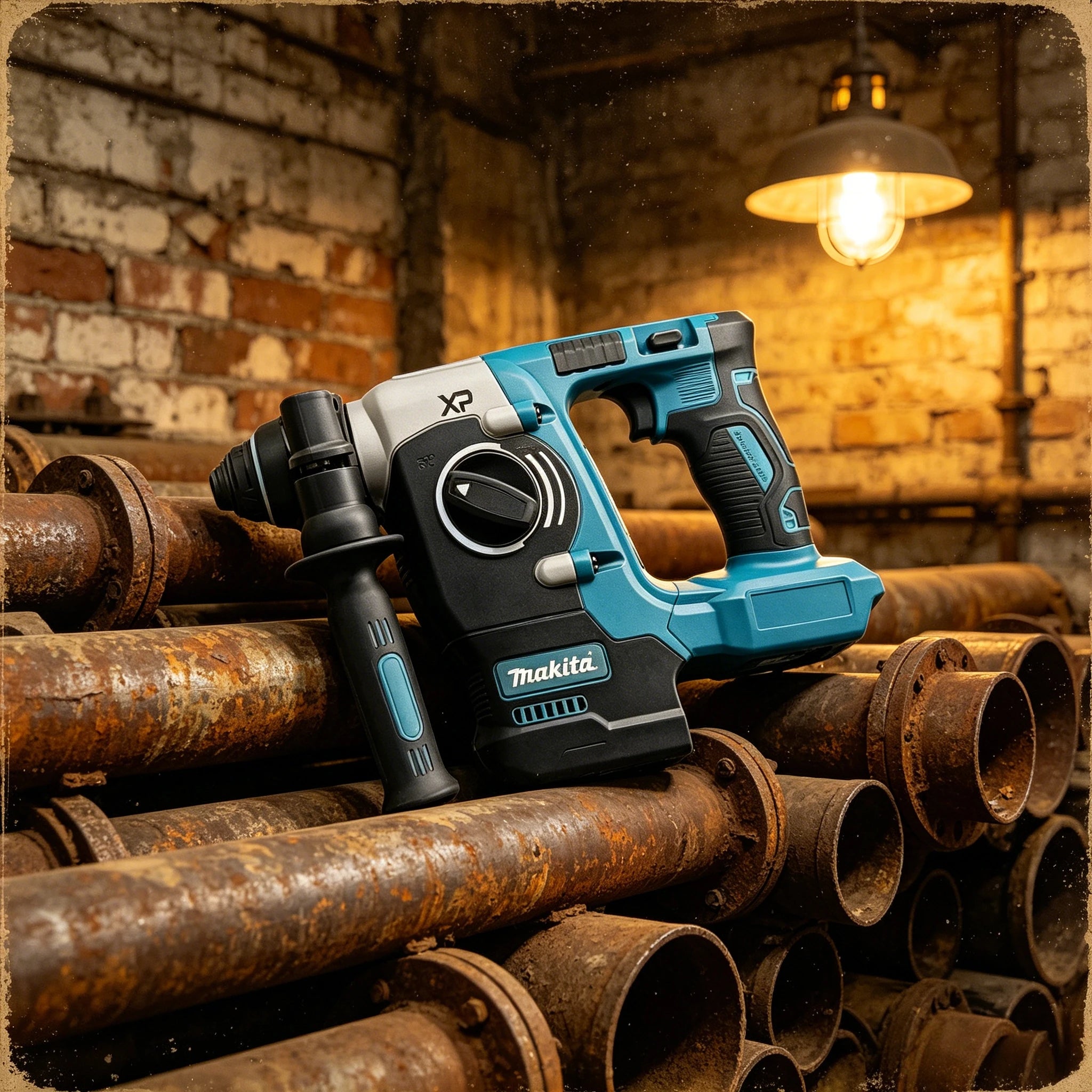 Makita 273Cordless Brushless Hammer Drill High Torque Rechargeable Rotary Hammer for Drilling & Chiseling (Battery Not Included)