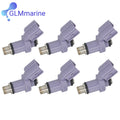 6 Set 6P2-13761-00 Fuel Injector Compatible with Yamaha 200HP 225HP 250HP 4 Stroke Outboard Engine 6P2-13761-10 6P2-13761-11