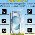 Clear Glass Film For iPhone 17 16 15 Pro Max Screen Protector For iPhone 11 12 13 14 15 Pro Tempered Glass iPhone13 Mini 16 Plus