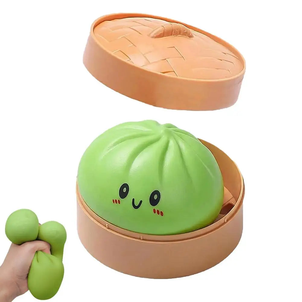 Colorful Squeezable Toy Stress Relief Squishy Sensory Fidget Toy Cute Decompression Desktop Decoration Gift for Kids Adults 1PC