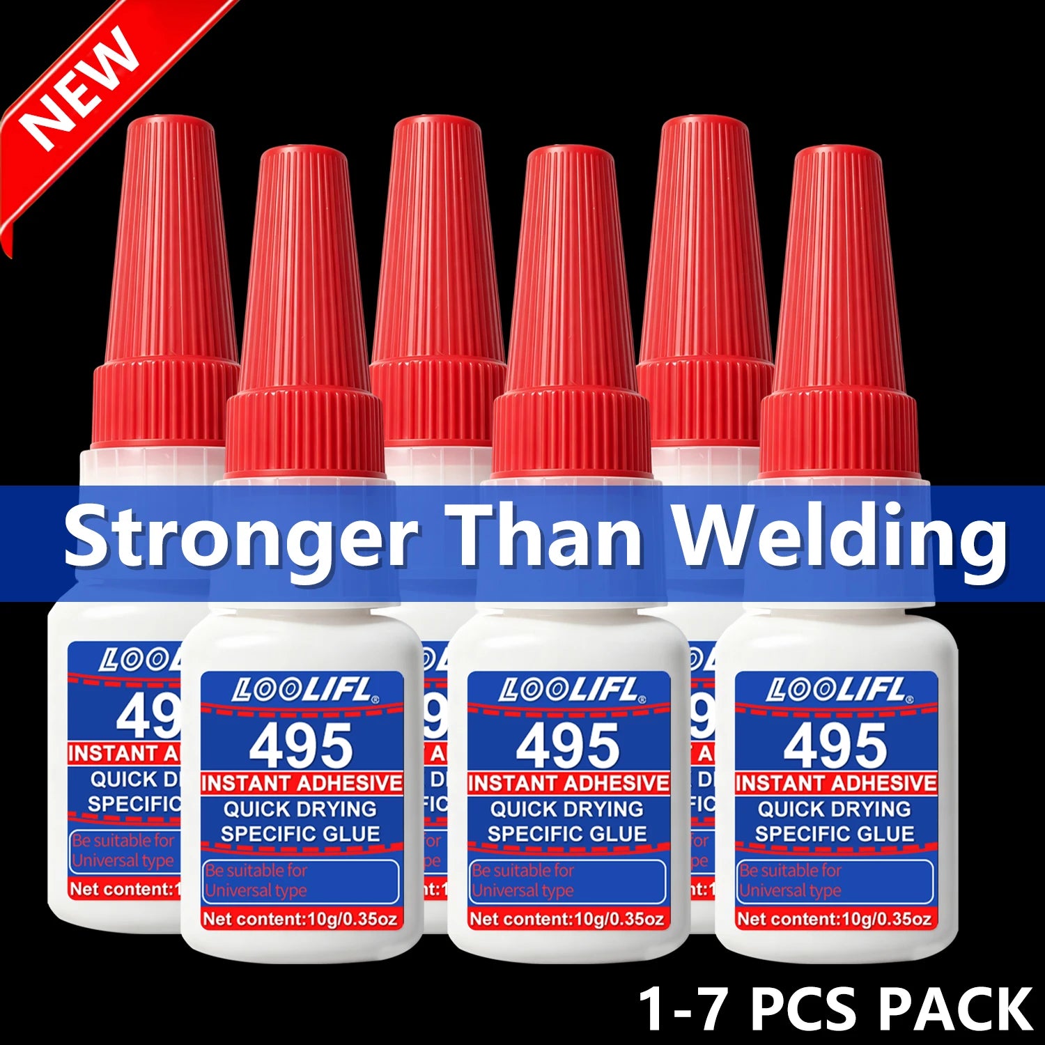 10ML All Purpose Super Glue  Fast Drying Clear Strong 495 Instant Adhesive For Ceramic Wood Glass Various Materials Repair Toos