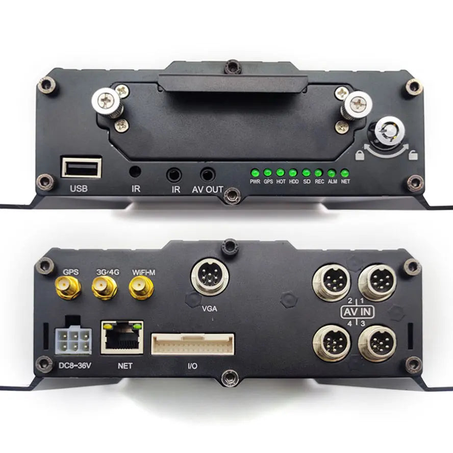 FL&OEM Buses Truck Van Trailer 8 Channels 1080P AI MDVR ADAS DMS HDD 4G Mobile DVR Video Recorder Fleet Management System