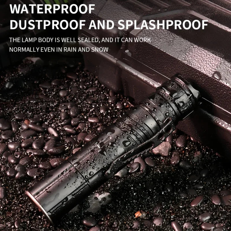 JIASHUAIXIN New XHP50 Zoom Type-C Charging Compact and Lightweight Pen Clip Strong Light M09 Tactical Flashlight