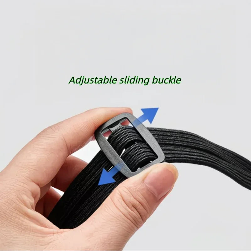 Adjustable Motorcycle Helmet Strap | Elastic Fixing Rope for Securing Helmet to Back Seat (60cm/90cm) - Anti-Loss Design